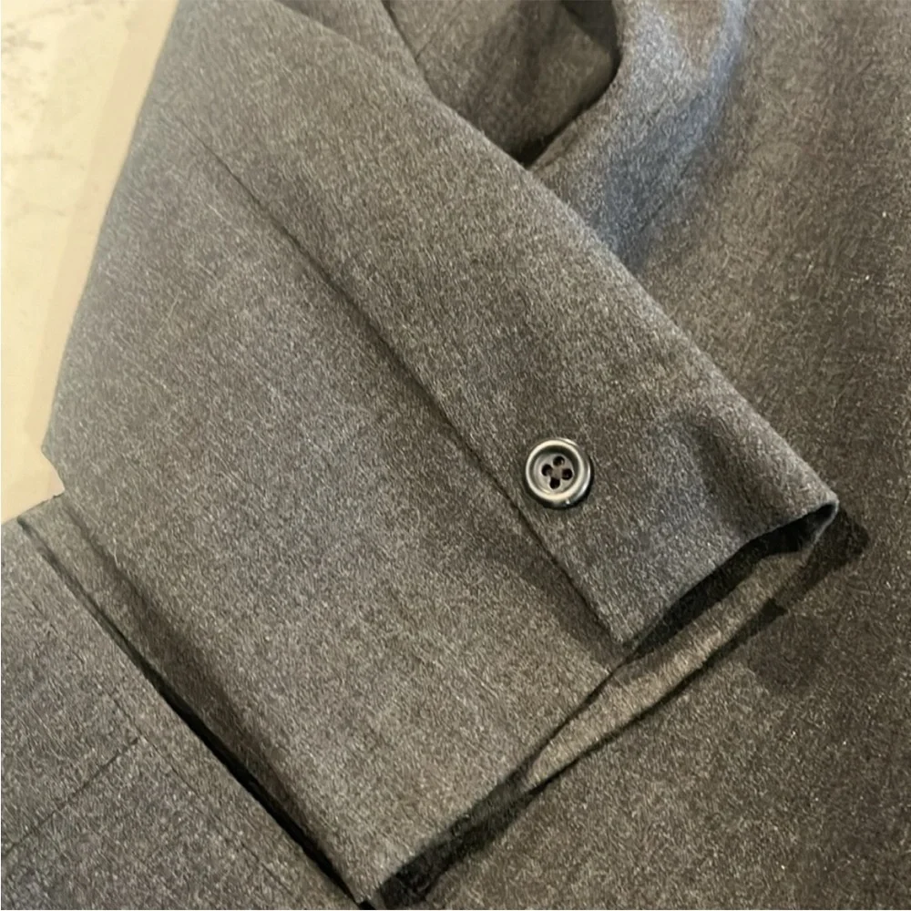 GAP Women's Charcoal Gray Dress Coat - Picture 9 of 9